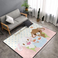 Sugarbunnies 3x5 Ft Super Soft Indoor Modern Area Rug Rugs for Living Room Bedroom Trippy Cool 60x39