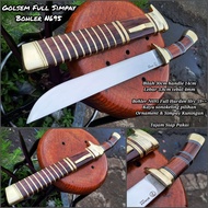 golok sembelih 30cm bohler N695 original sepuhan pabrikan full Harden Hrc 59