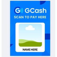 Laminated Gcash Scan to Pay A3
