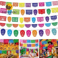 TARSURESG Mexican Party Banner Cinco De Mayo Decorations felt Colorful Paper Cuttings Art Charles Pa
