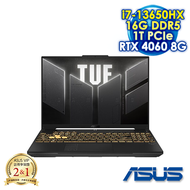 ASUS TUF Gaming F16 FX607JV-0103B13650HX 御鐵灰 16吋電競筆電 (FHD+ IPS 165Hz/Intel i7-13650HX/16G DDR5/1T PCIE SSD/NVIDIA RTX 4060 8G/WIN 11)