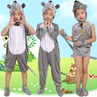 animal little mouse costumes cartoon drama cat and Mickey Mouse eating chili pepper dance costumes＃儿