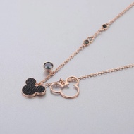 Necklace Mickey Minnie Necklace Female Swarovski Elements Crystal Childlike Mickey Mouse Clavicle Ch