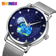 SKMEI Men Fashion Simplicity Quartz Watch Waterproof Men Complete Calendar นาฬิกาสแตนเลสนาฬิกา