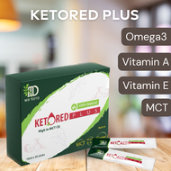 [MD Keto] [HALAL] 30x 10ml Ketored Plus sachet Palm MCT Oil HALAL mct keto red omega3 vitamin A & E 