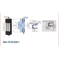 Electrical cabinet hinge / Control cabinet hinge / HL 036 hinge