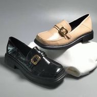 SPiFFY MCQUISTEN Square Toe Slip-on Loafers-AA666B7