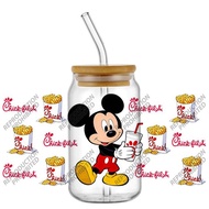Funko | New 28 Designs Mickey Stitch Popular Snacks Chocolate 16oz UV DTF 3D Sticker Decals Wraps G