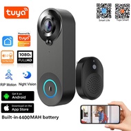 New Tuya Smart Video Doorbell Camera 1080P WiFi Video Intercom Door Bell Camera Two-Way Audio Works With Alexa Echo Show Google Home