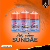 LIQUID FREEBASE - JOLLY ALONG SUNDAE 60ML 3MG 6MG BY EMKAY BREWER