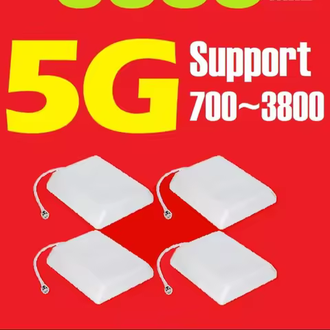 600 3800 MHZ 12dB High Gain Indoor Panel Antenna 5G 4G Directional Indoor Antennas for Cellular Repe