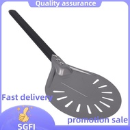 Turning Pizza Peel with 8 inch Aluminum Round Pizza Paddle, 23.6 inch Overall, Outdoor Pizza Oven Ac