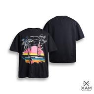 “SUNSET WAVE” T-SHIRT – 300GSM OVERSIZE UNISEX
