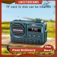 FM Portable Radio Digital Radio Recorder BT 5.4 Radio Speaker for Home Travel