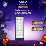 {SẢN PHẨM MỚI 2025] Tủ mát AQUA 500 lít AQS-AF640H - Làm lạnh 360 độ - 6 ngăn mát - Freeship