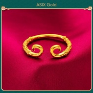 ASIXGOLD 24K Gold Plated Ladies Monkey King Ring Korean Gold 916 Ring Women 18K Saudi Gold Courage Gift Jewelry 24K Wanita Bersalut Emas Monyet Raja Cincin Emas Korea 916 Cincin Wanita 18K Emas Saudi Keberanian Hadiah Perhiasan