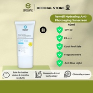 REMDII Sunscreen SPF50 PA++++ 40ml | Sunblock Kulit Sensitif Eksim | Niacinamide Hybrid Tanpa Fragra