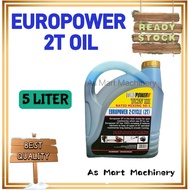 (5L) Europower 2t Oil 5liter Brush Cutter Chainsaw 2 Stroke Oil Engine Mesin Rumput Hand Blower Oil 