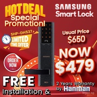【In stock】SHP-DH537 Lever Handle Samsung Digital Door Lock VOAX