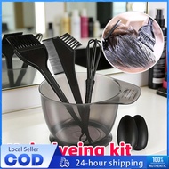5 Pack Hair Dye Kit Set With Ear Caps Mixing Rod Hair Tint Dying Coloring Applicator Brush Hairdress