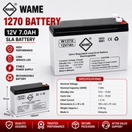 *SARAWAK ONLY* WAME 1270 BACKUP BATTERY 12V 7AH