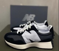 🌈  New Balance 327 大Logo 黑白色 男女同款