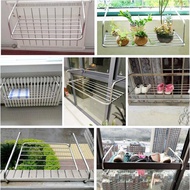 GANTUNGAN Apartment Balcony Clothesline Stainless steel Balcony Clothesline Balcony Drying Hanger To