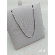 Gold Shop PT950 White Box Necklace Birthday/Valentine's Day Gift