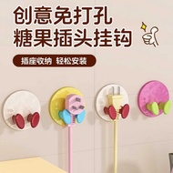 Newcomer Arrival 0.01 Yuan Data Cable Hook Perforation-Free Load-Bearing Plug Holder Wall-Mounted 37