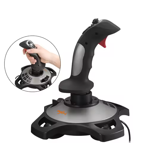 PXN 2113 Flight Stick Joystick Controller For PC 4 Axles Arcade Stick Joystick Gaming Joystick Gamep