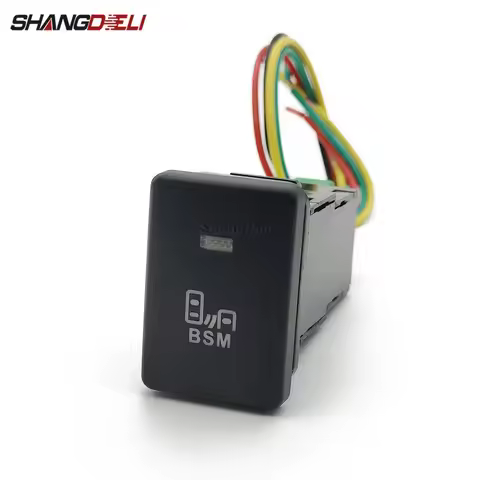 Blue / Green / Orange For Toyota Camry Prius Corolla PRADO Auto LED Light BSM Control Switch Button