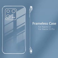 Frameless Clear Hard Back Cover Case On For Xiaomi 13 Pro Lite Ultra 12 Pro 12X Xiaomi13 Pro Xiaomi1