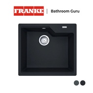 FRANKE Inset Urban Single Bowl Granite Sink UBG 610-56 Graphite/Onyx