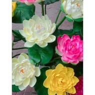 Large artificial lotus flower 105 cm 99% realistic