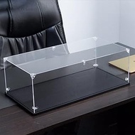 Acrylic Display Case for Lego Cars - Interior 24 x12 x 8 inches, 3MM Thick, Solid Wooden Base Fit fo