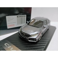MARK43 1 43 Honda Civic Car Model Civic FK7 Hatchback Metallic Silver