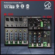 AmpAudio 4/8 Channel Console Mixer With Bluetooth DSP Function