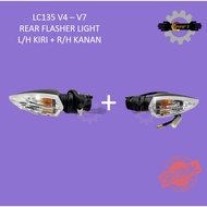 YAMAHA LC135 V4-V7 AVANTIZ SOLARIZ REAR FLASHER LIGHT / REAR SIGNAL 100% ORI 55D-H3330-01  55D-H3340