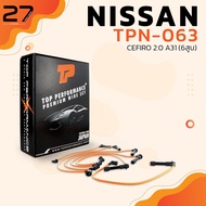 ( Promotion+++) คุ้มที่สุด สายหัวเทียน NISSAN CEFIRO 2.0 A31 (6สูบ) เครื่อง RB20 - TPN-063 - TOP PER