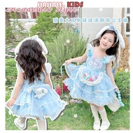 Sanrio Cinnamoroll New Cartoon Fluffy Ball Lolita Cake Dress Princess Birthday Dress