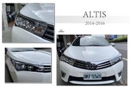 JY MOTOR~TOYOTA ALTIS 11代 2014 2015 14 15 16 年 原廠型樣式 頭燈 大燈