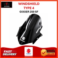 WINDSHIELD VISOR 4.0 SUZUKI GIXXER 250 SF | ALL MODEL