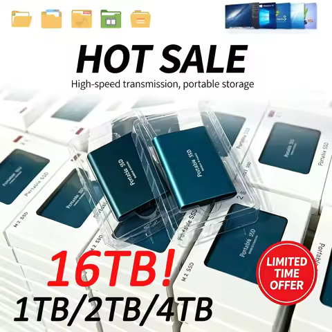 Generic External Hard Drive 1TB 2TB 4TB Portable HDD SSD Storage For PC Laptop Phone 2026