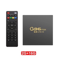 Q96 Max Smart Tv Box Android 11 4k Amlogic 2.4g Receiver S905l Tv Top Media Player Box Tv H.265 Wifi Smart Box Set Tv