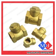 Brass Swing Check Valve 1/2"  3/4" 1" One Way Valve 1 Way Valve
