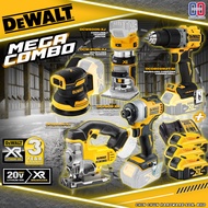 DEWALT 20V COMBO DCD805M2T-B1+DCS331N+ DCW210N+DCW600N+DCF809N [4.0AHX3+DCB115]