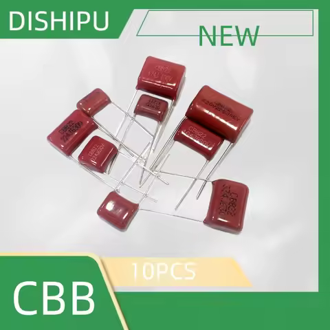 10pcs ，63v 100v 250v 400v 450v 630v 2000v CBB condensation to polypropylene 101 103 104 105 125j 221