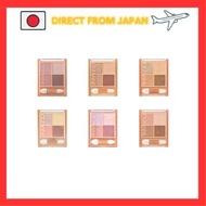 Cezanne Beige Tone Eye Shadow 04 Mimosa Beige 4.3g Lame Pearl Matte 4 Color Eye Shadow ,06 Peach bei