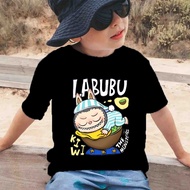 Pop Mart Labubu น่ารักพิมพ์เสื้อยืดสำหรับเด็ก #17
