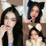 SKMY Cute Cat Fox Ear Hair Hoops Night Hairband Headbands Hair Cat Ear Hair Band SKK